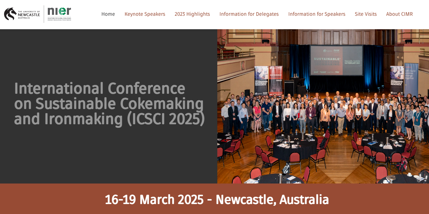 International Conference on Sustainable Cokemaking and Ironmaking (ICSCI) logo